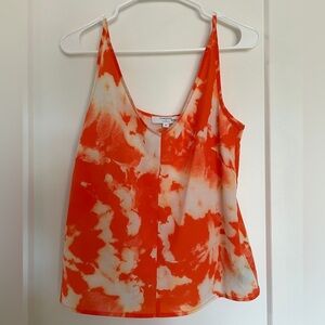 Thakoon Orange Tie Dye Tank